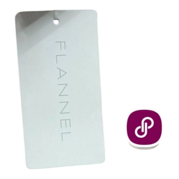 FLANNEL AUSTRALIA Chic Light Pink, Gray Plaid Shirt Dress or Duster Size 6-8 - Picture 11 of 13